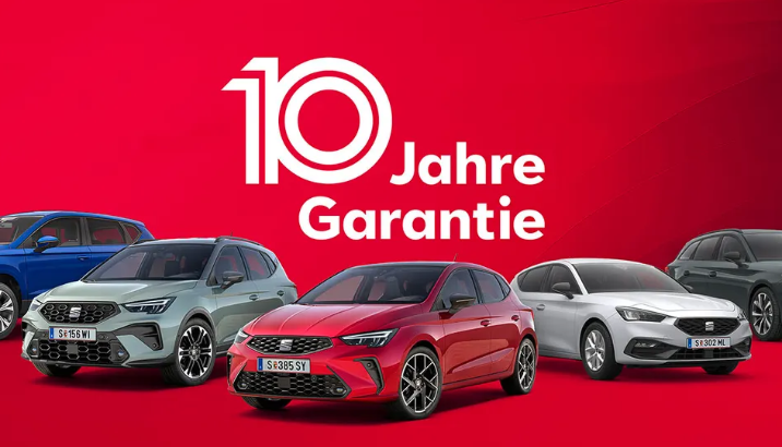 10 Jahre Garantie SEAT